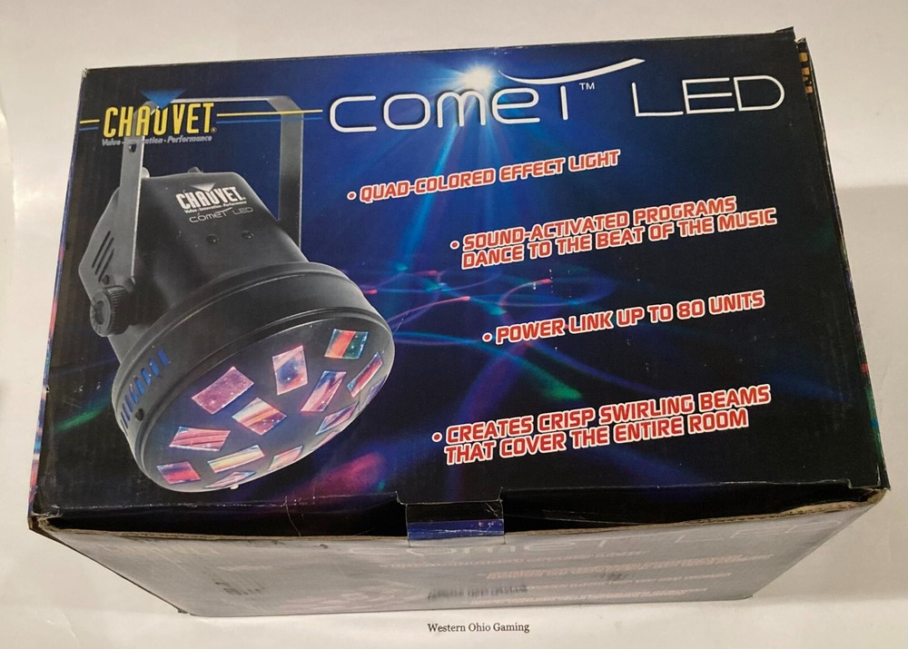 Chauvet Comet Quad Colored LED DJ Light USED READ