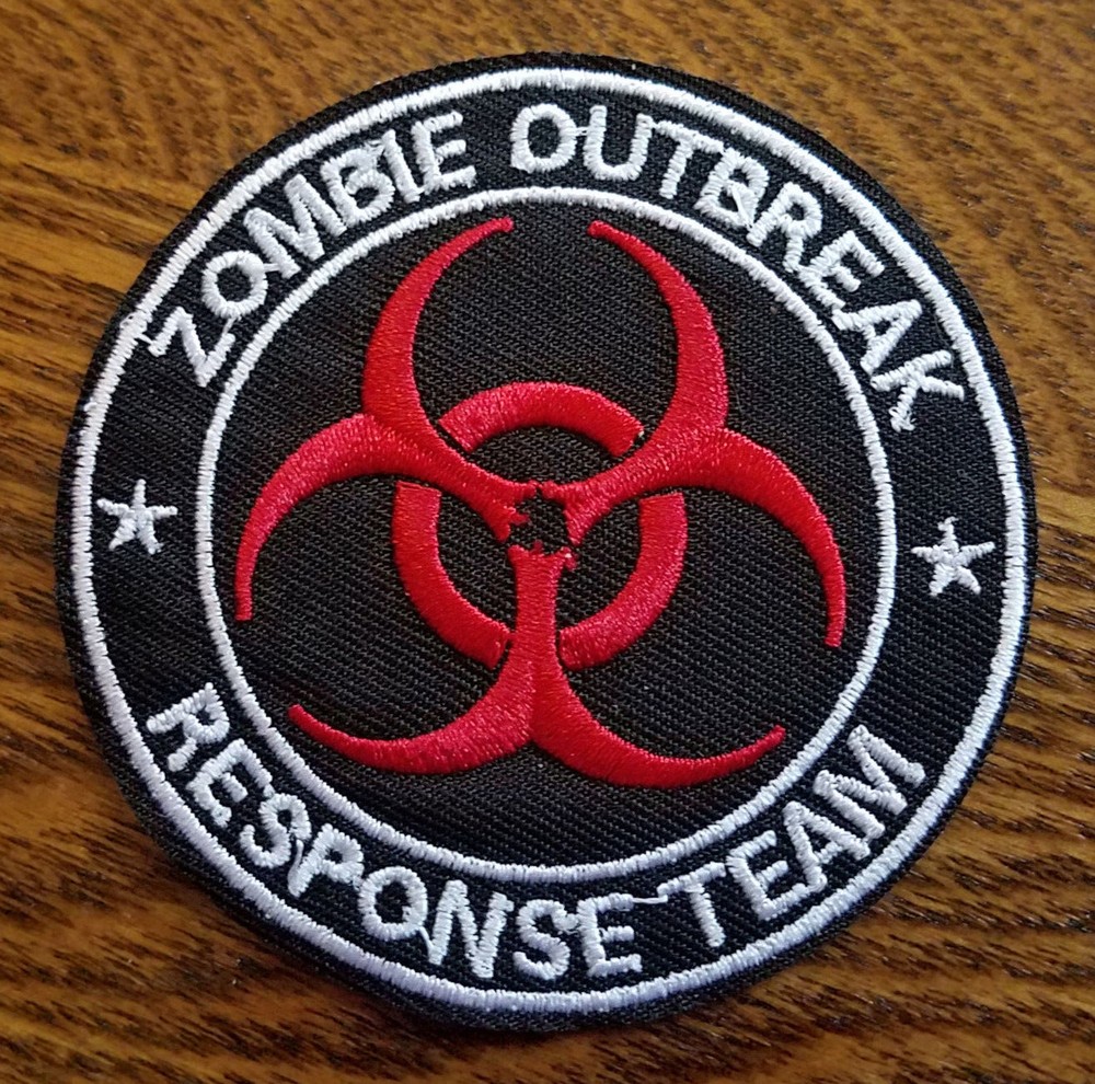 Zombie Outbreak Response Team Round Logo Patch 3 inches