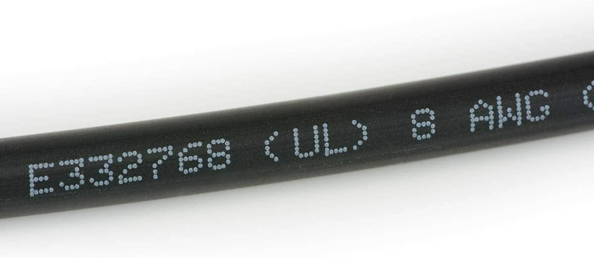 TEMCo 8 AWG Solar Panel Extension Cable - 150 Feet Black + 150 Feet Red