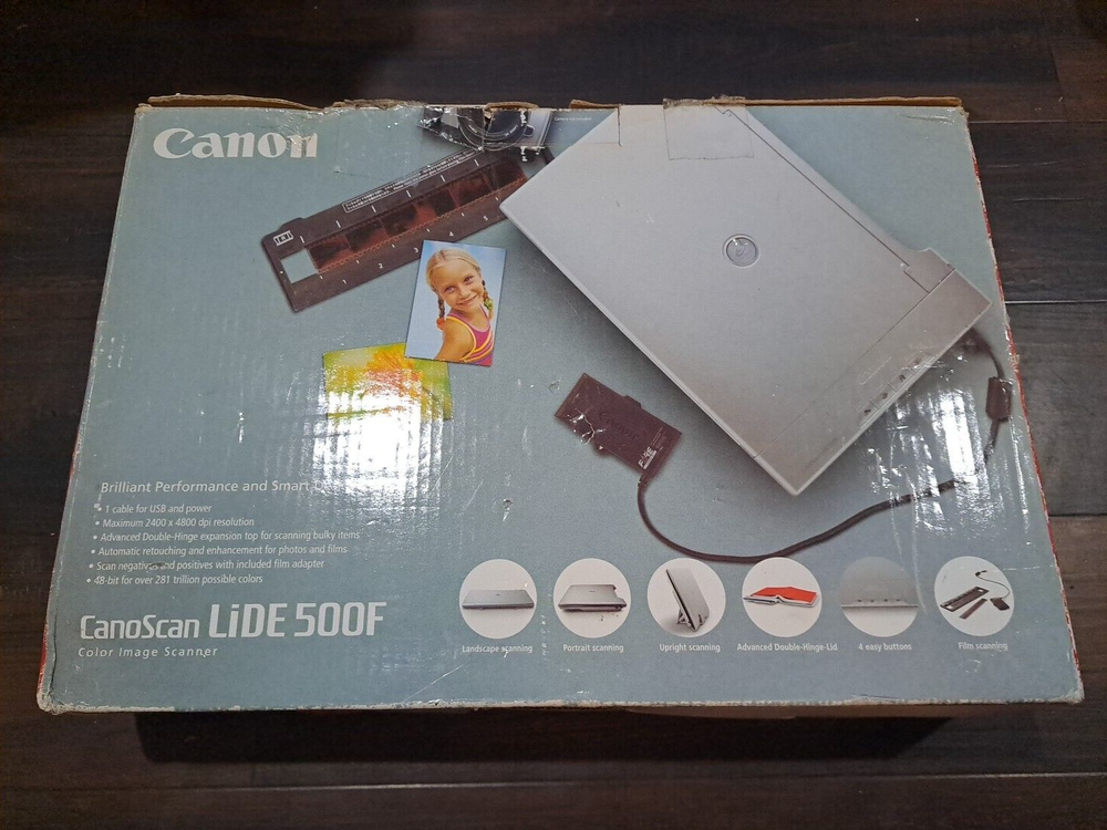 Canon CanoScan LiDE 500F USB Flatbed Color Image Scanner