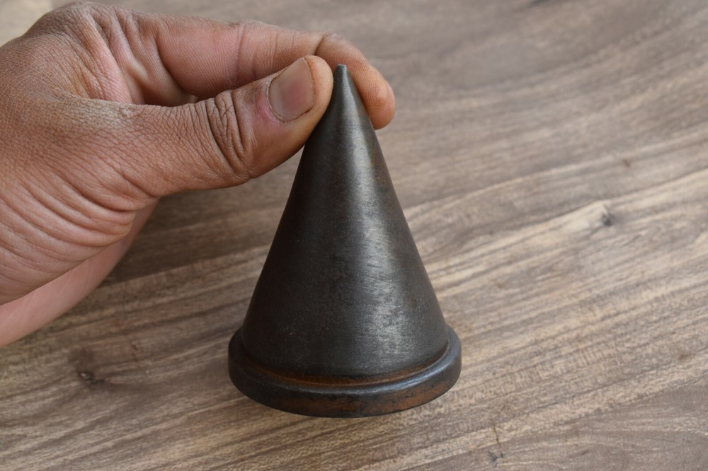 Vintage silversmith blacksmith hardy Cone handmade mini Iron anvil tool