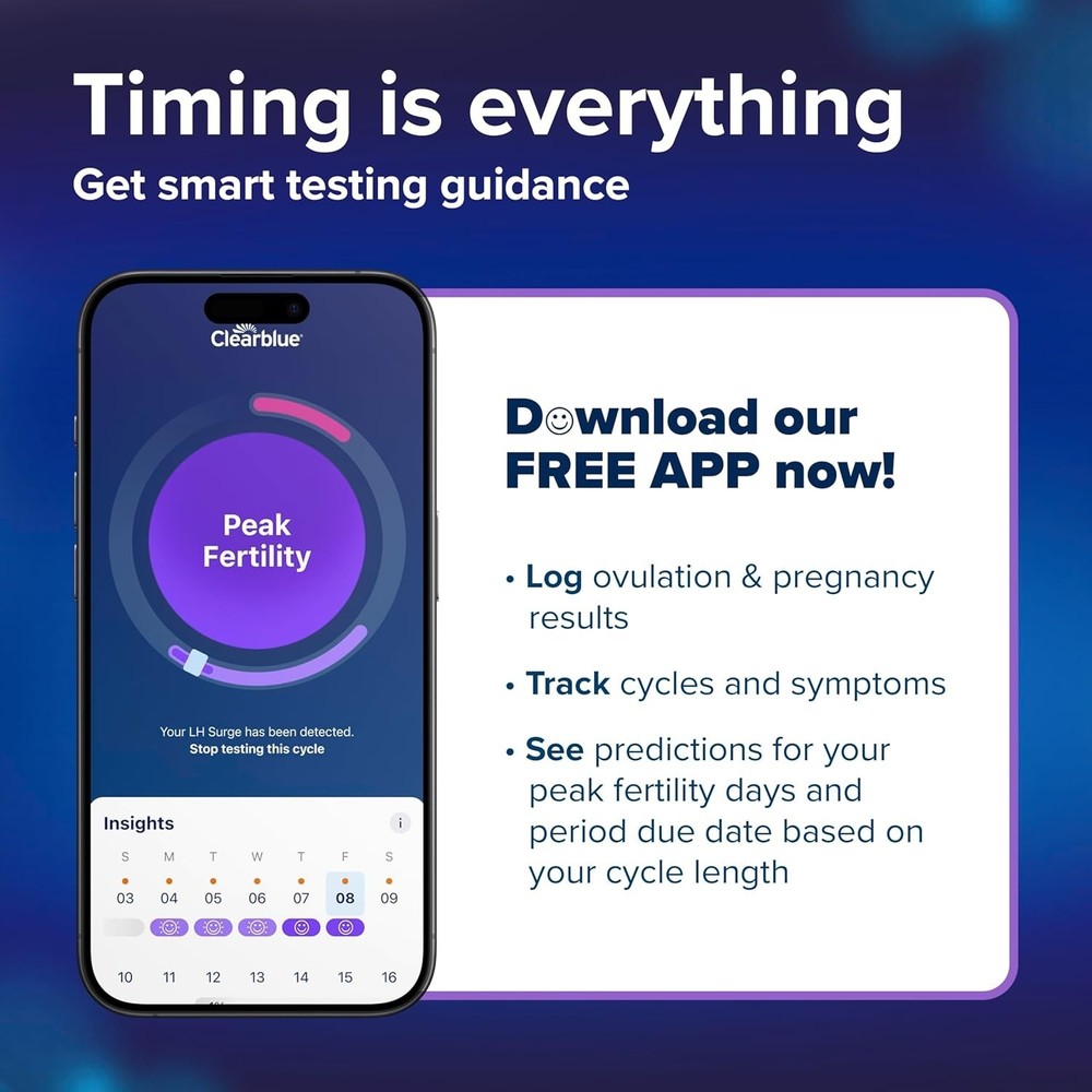 Clearblue Advanced Digital Ovulation Test Kit 30+2 Count