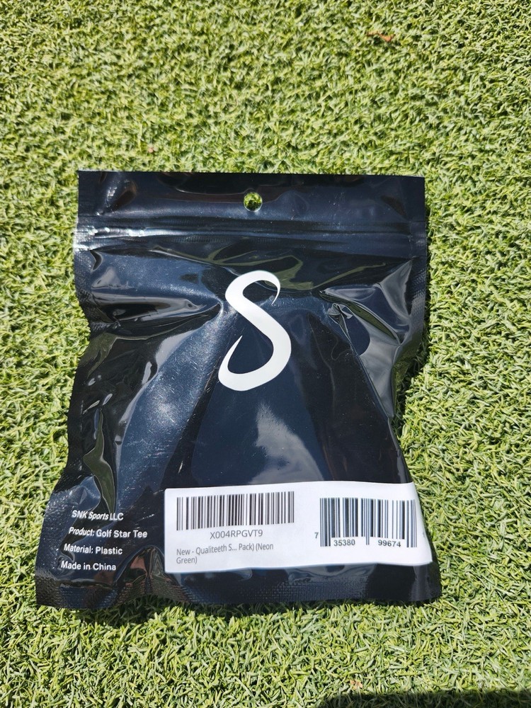 SNK Golf Tees (8 Pack) – Virtually Unbreakable Plastic – Long Drive - Green