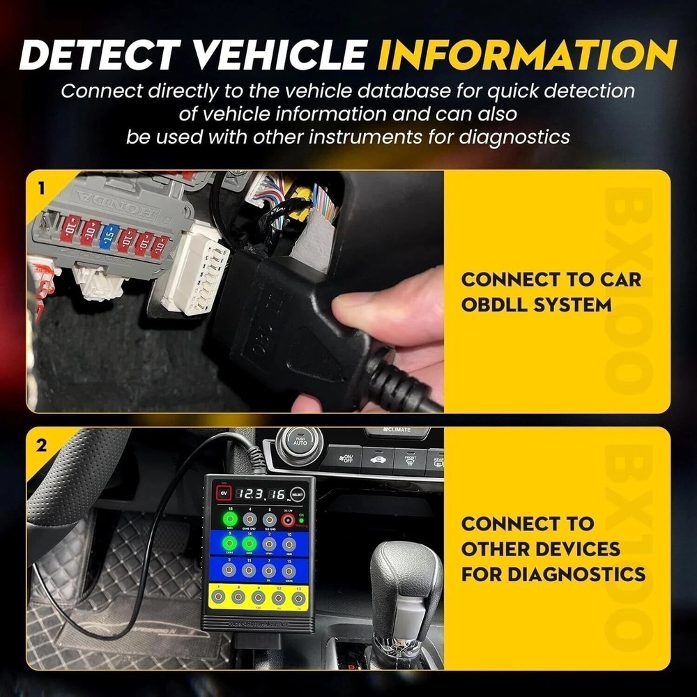 OBD2 Breakout Box TPMS Sensor Programming Power Supply CODING 14V Voltage