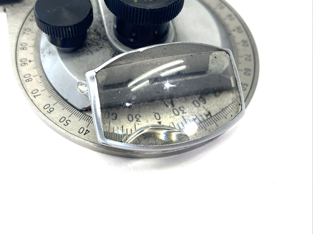 Mauri-Keiki BP-301 Precise Universal Bevel Protractor, MISSING BLADES, CHIPPED