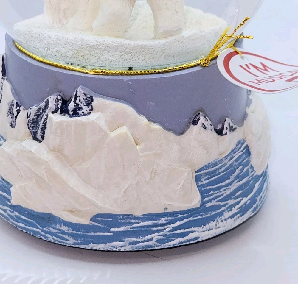 Polar Bear Holiday Snow Globe