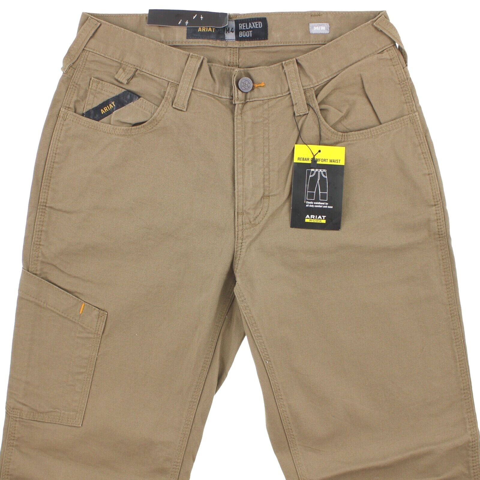 Ariat Work Rebar M4 Pants Men's Relaxed Straight, 7-Pocket Carpenter DuraStretch