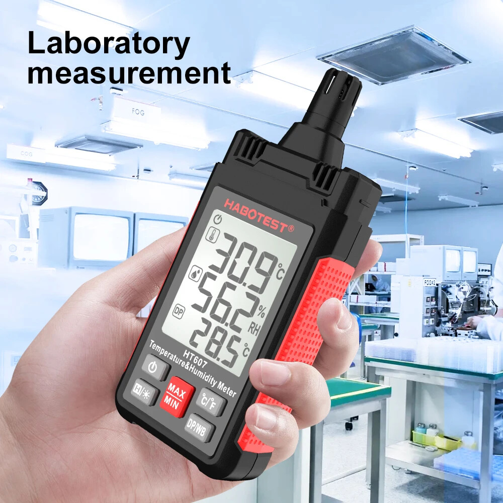 1pc 5.6“ Digital Temperature Humidity Meter High Precision Hygrometer Humidity