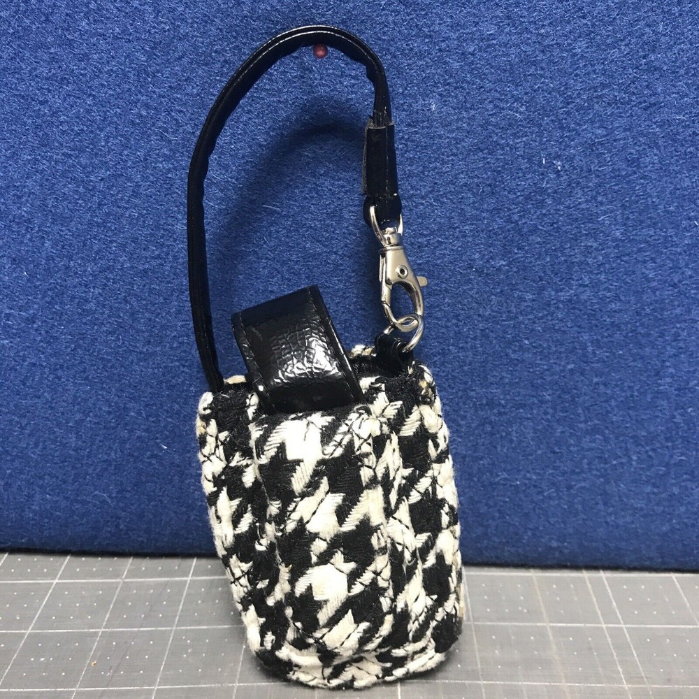 Longaberger Black Houndstooth Flip Phone Case