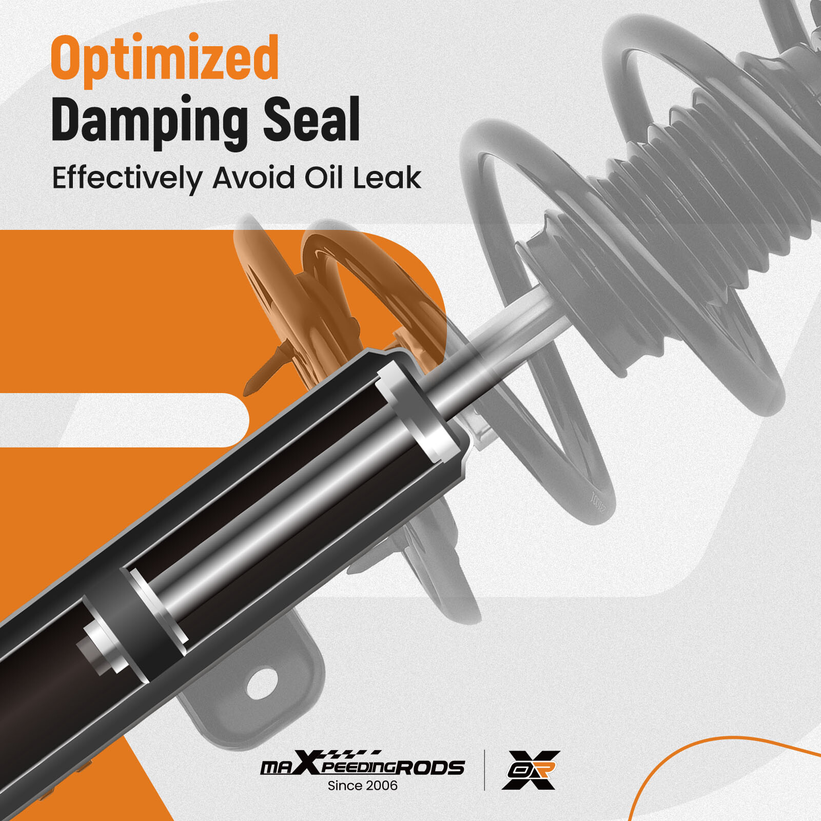 Suspension Front Strut w/ Control Arms Kit for 2013-2019 Ford Explorer 3.5L AWD