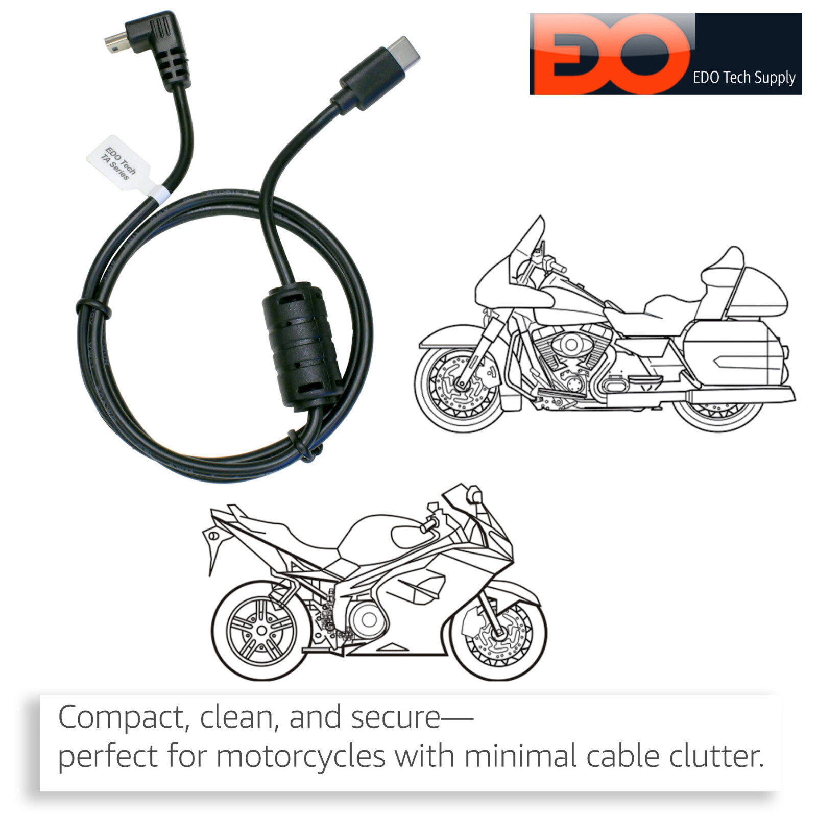 2 Ft USB-C Mini Power Cord for Garmin Nuvi Drive DriveSmart DriveAssist GPS