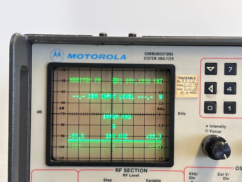 Motorola R2008D Communications System Analyzer