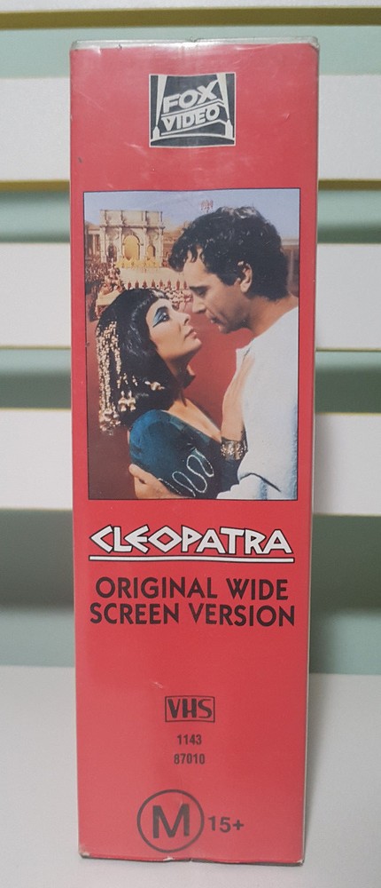 CLEOPATRA ORIGINAL WIDESCREEN VERSION VHS VIDEO FOX VIDEO TWO TAPES!