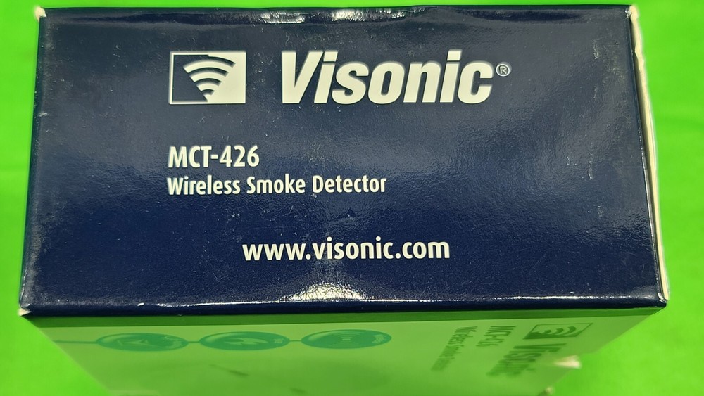 [NEW VISONIC (MCT-426) (315) WIRELESS SMOKE DETECTOR - WHITE