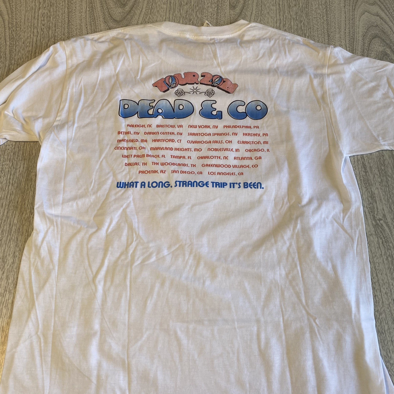 Dead and Company 2021 Concert Tour T Shirt Men's L Grateful Dead