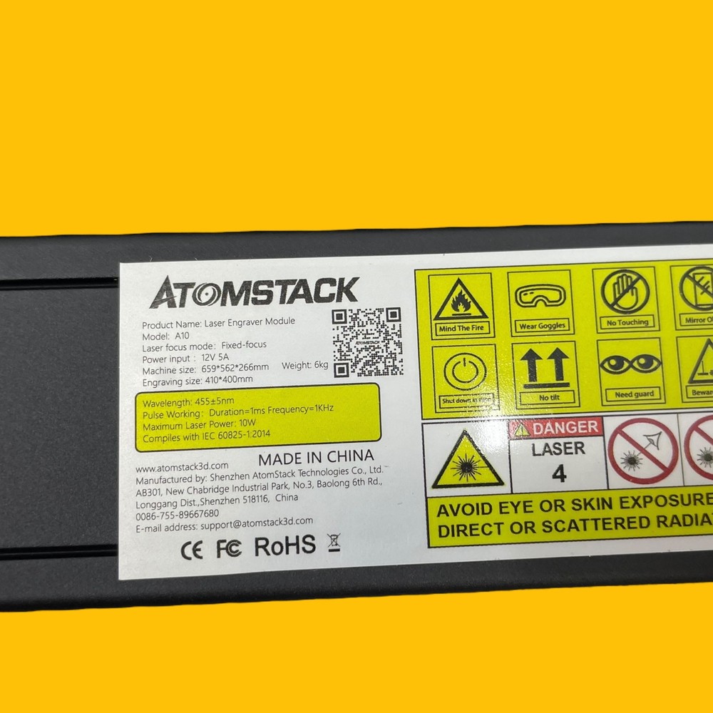 Atomstack S10 Pro Laser Engraver Cutting Machine Laser Cutter 10000mW #NO5135