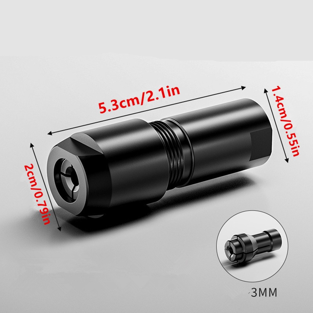 Conversion Adapter for Turning 100-Tyle Angle Grinder into Straight Grinder