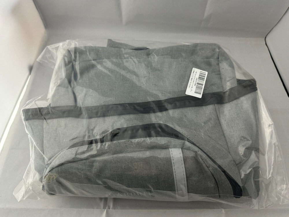 Insulated Cooler Backpack Double Deck Lightweight Waterproof 49L Grey