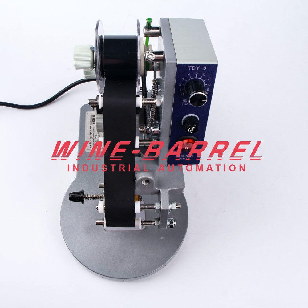 DY-8 Manual Hot Stamping Machine Ribbon Coding Date Batch Character Code Printer