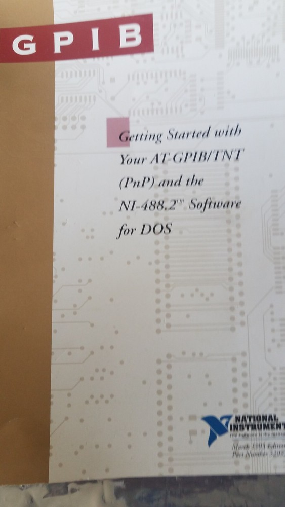 National Instruments 181065-01 GPIB-PCII/IIA ISA Interface Controller Card