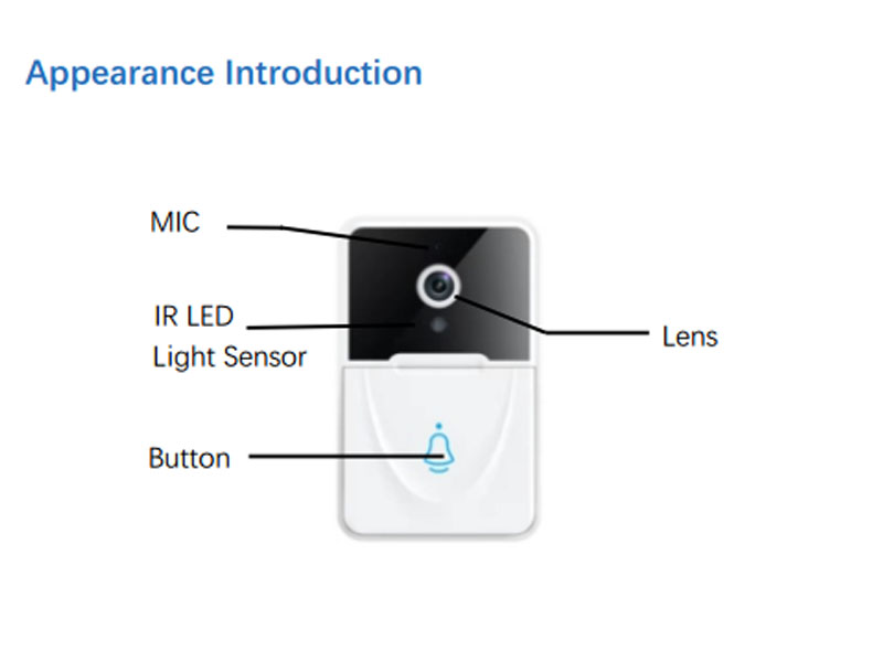 Smart Wireless WiFi Video Doorbell Phone Camera Door Bell Ring Intercom Security