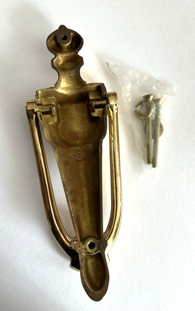 Contemporary Brass Doorknocker Door Knocker EB New