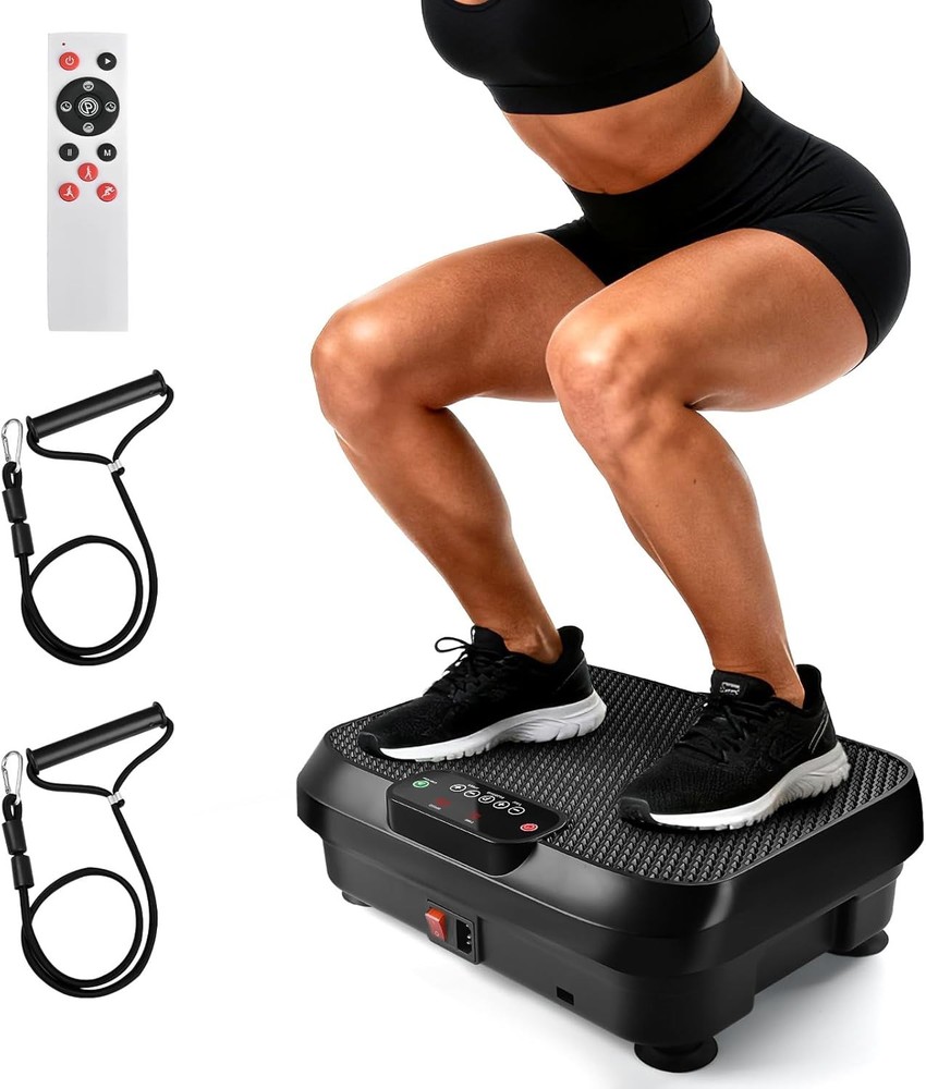 Remote-Controlled Vibration Plate - 99 Adjustable Speeds for Targeted Workouts