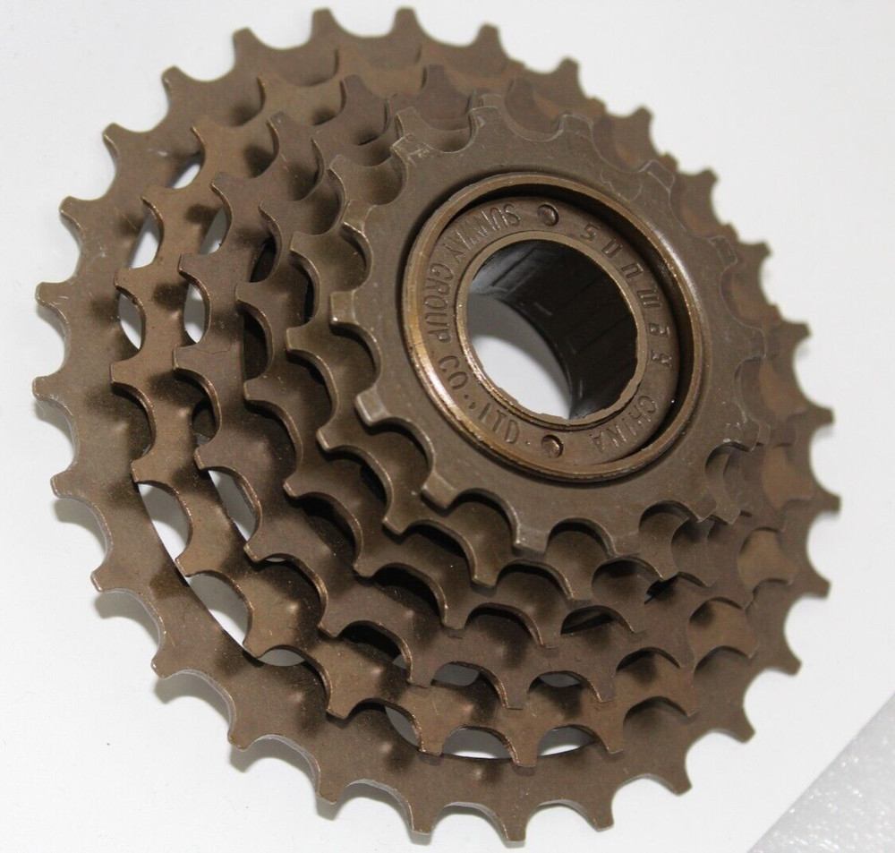 6 Speed 13-28T Bicycle Freewheel None Index Threaded Cassette Sprocket Cogs