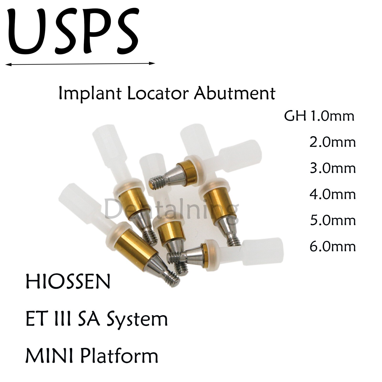 US Dental Attachment Locator Abutment for Hiossen/Zimmer/Nobel Biocare/Bego/Mis