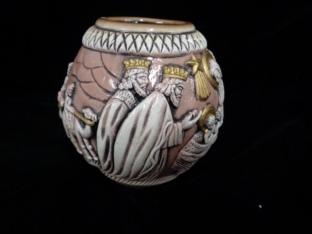 Nativity Tea Light Votive Candle Holder