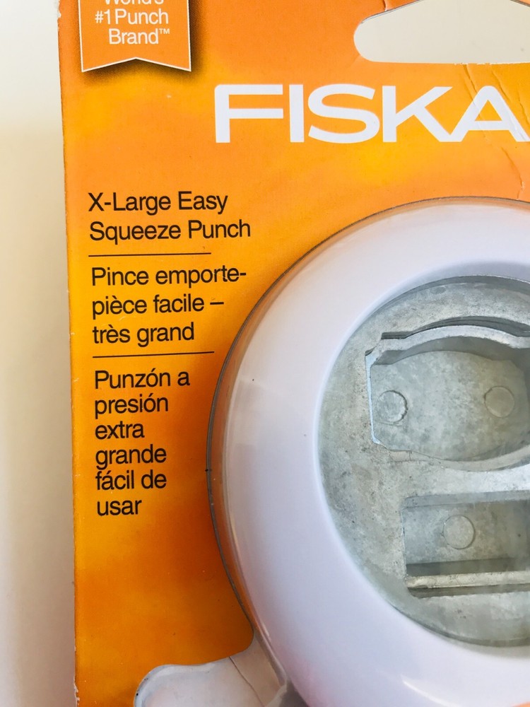 Fiskars XLarge Easy Squeeze Punch Labels 119030 New