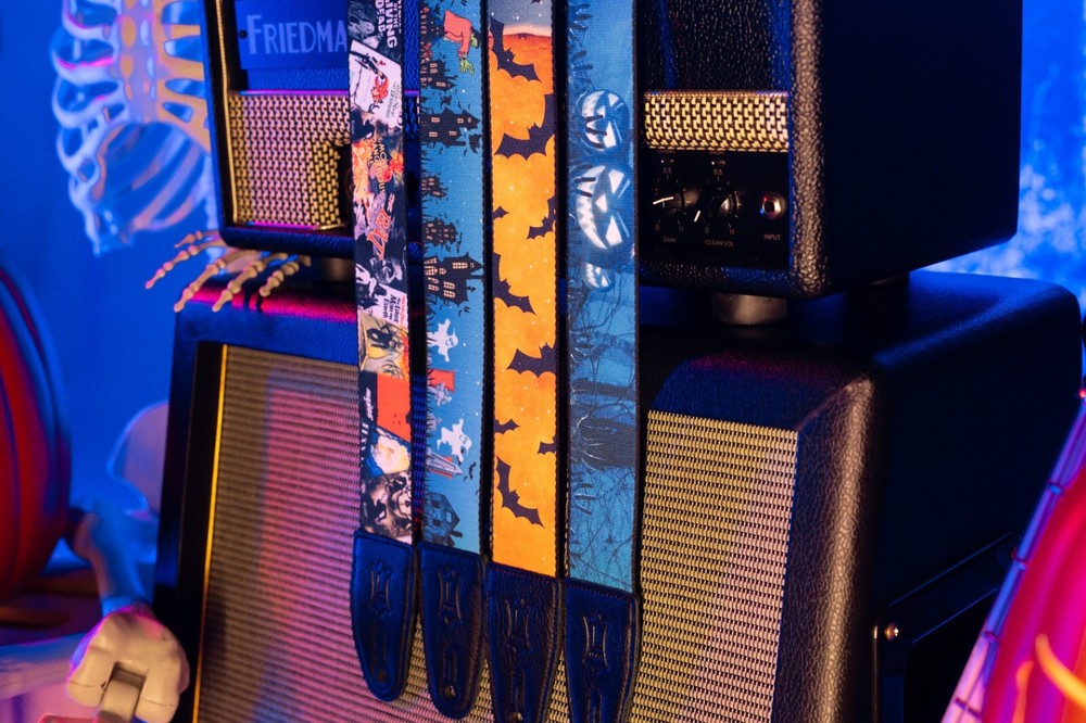 Levy's Leathers 2" Wide Polyester Adjustable Guitar Strap - Halloween Series