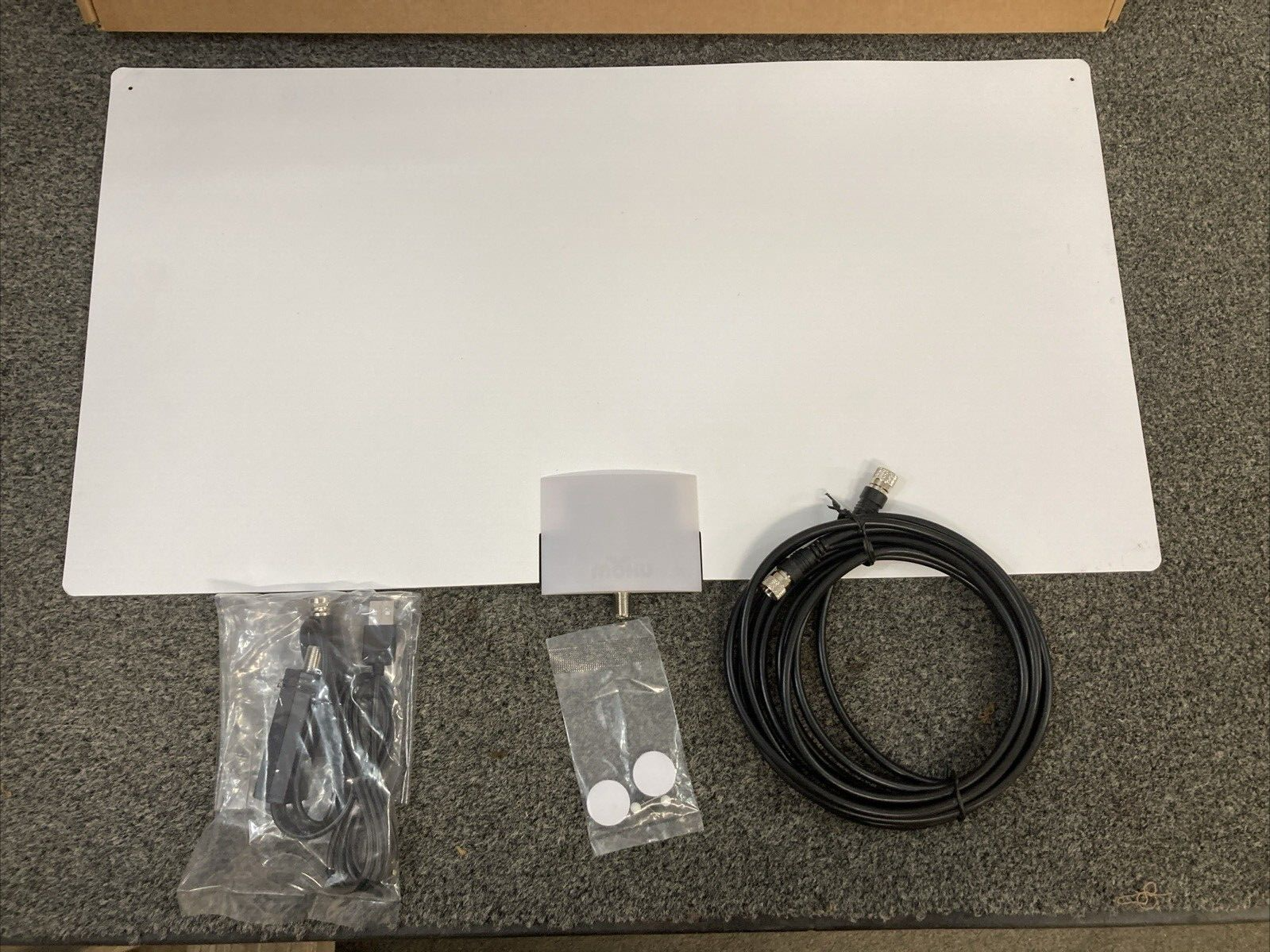 Mohu Leaf Supreme Pro Amplified Indoor HDTV Antenna AMPLIFIED 65 MILE RANGE