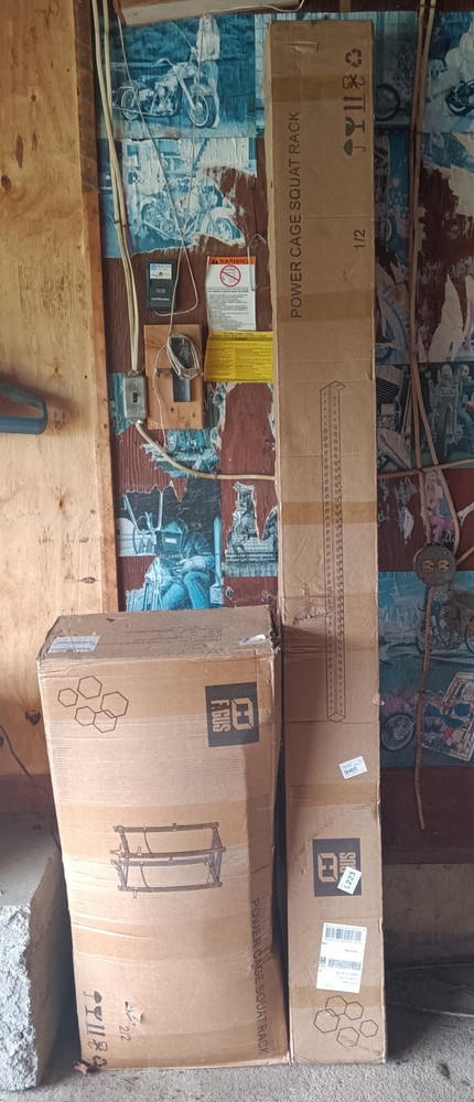 3"x3" Power Cage, 2400lbs Multi-Function Power Rack - NEW IN BOX