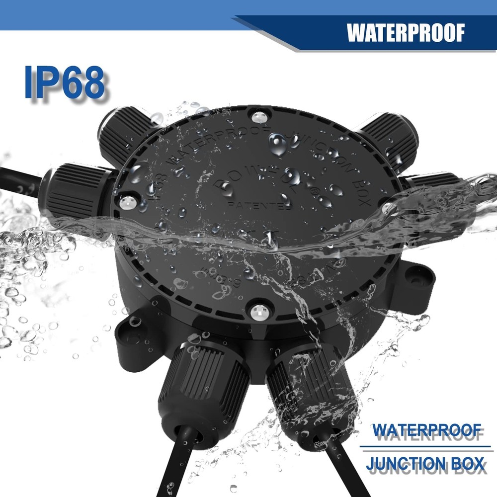 Junction Box Cable Connector Waterproof Cable Connector Junction Box Waterpro...
