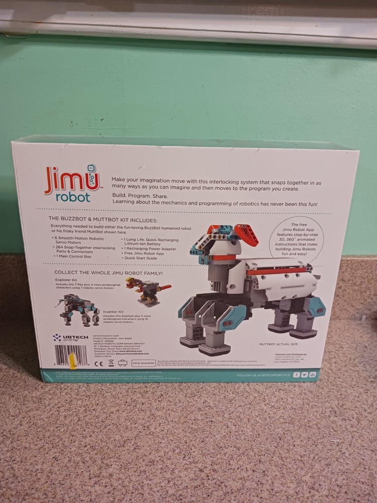 JIMU ROBOT BuzzBot & MuttBott App Enabled STEM Learning Robotic Kit SEALED NEW