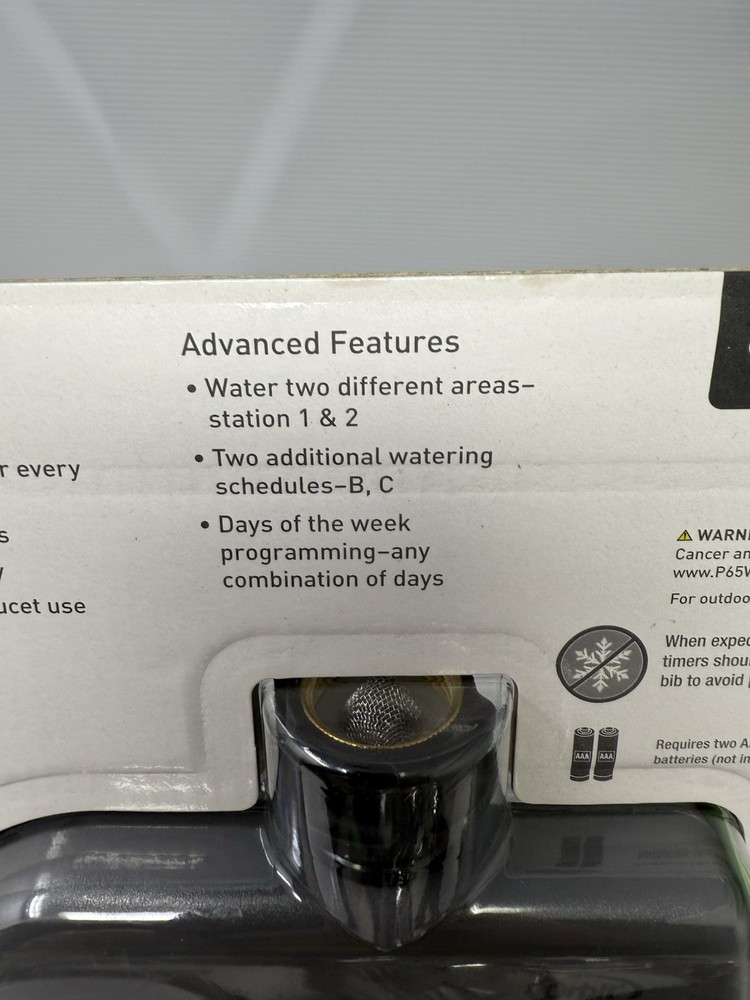 The NEW Orbit Advanced Hose Faucet Timer Programmable 2-Outlet 56544-03 rD