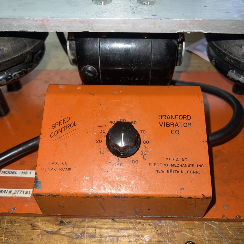 Branford Benchtop Vibration Table HS-1 w/Variable Speed Control 115AC
