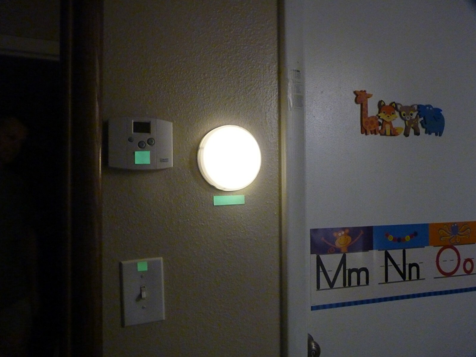 Glow-On 4.6 ml Vial Glow Paint Plus 7 cm x 10 cm Self Adhesive Glow Film