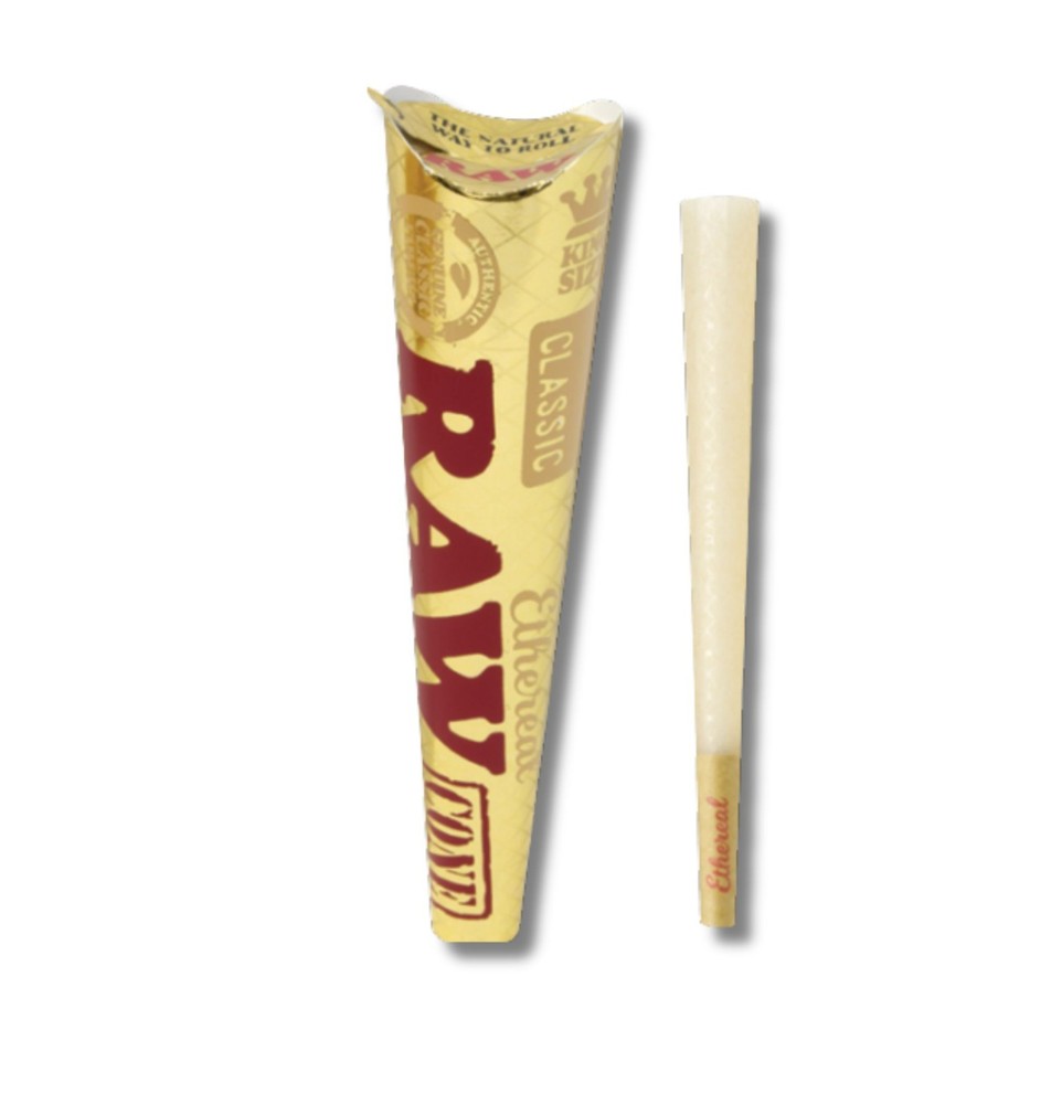 RAW Ethereal Cones King Size - Pre Rolled (Full Box)