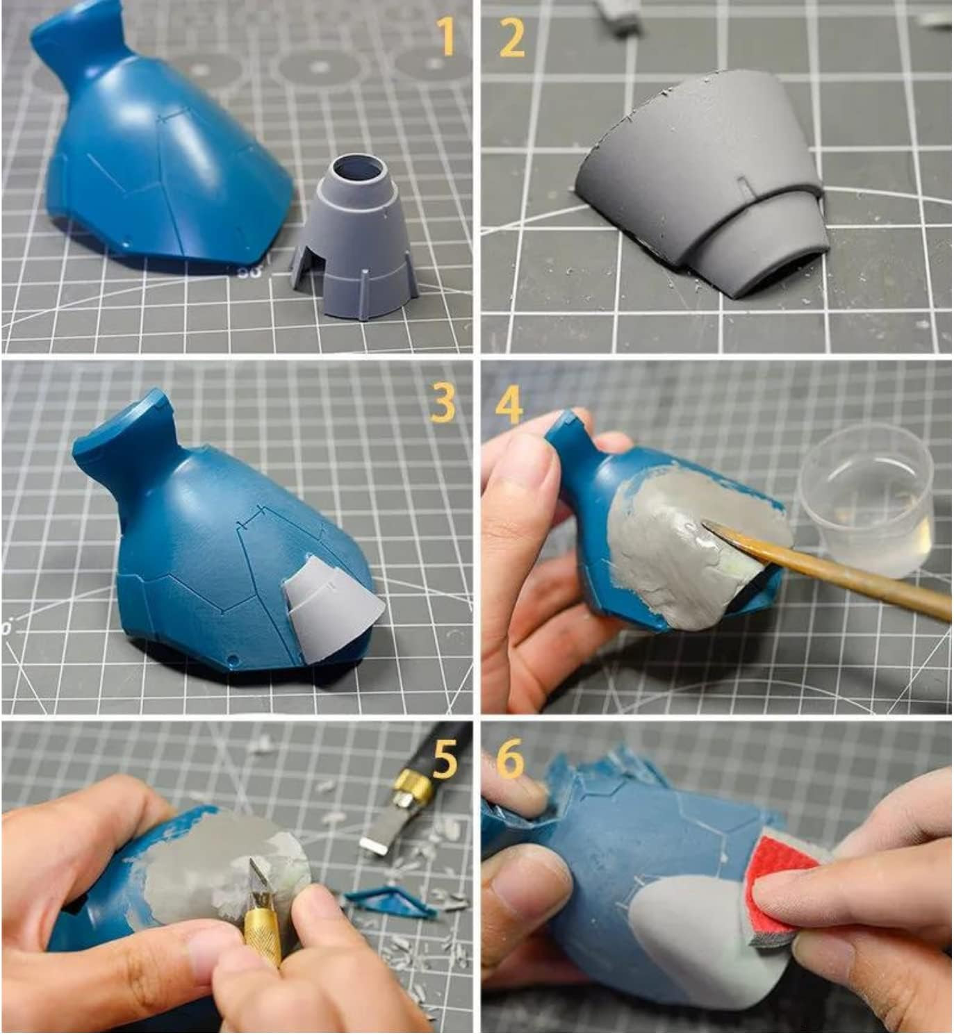 Epoxy Sculpt Clay 2 Part Modeling Clay 1lb AB Sculpting Repair Putty