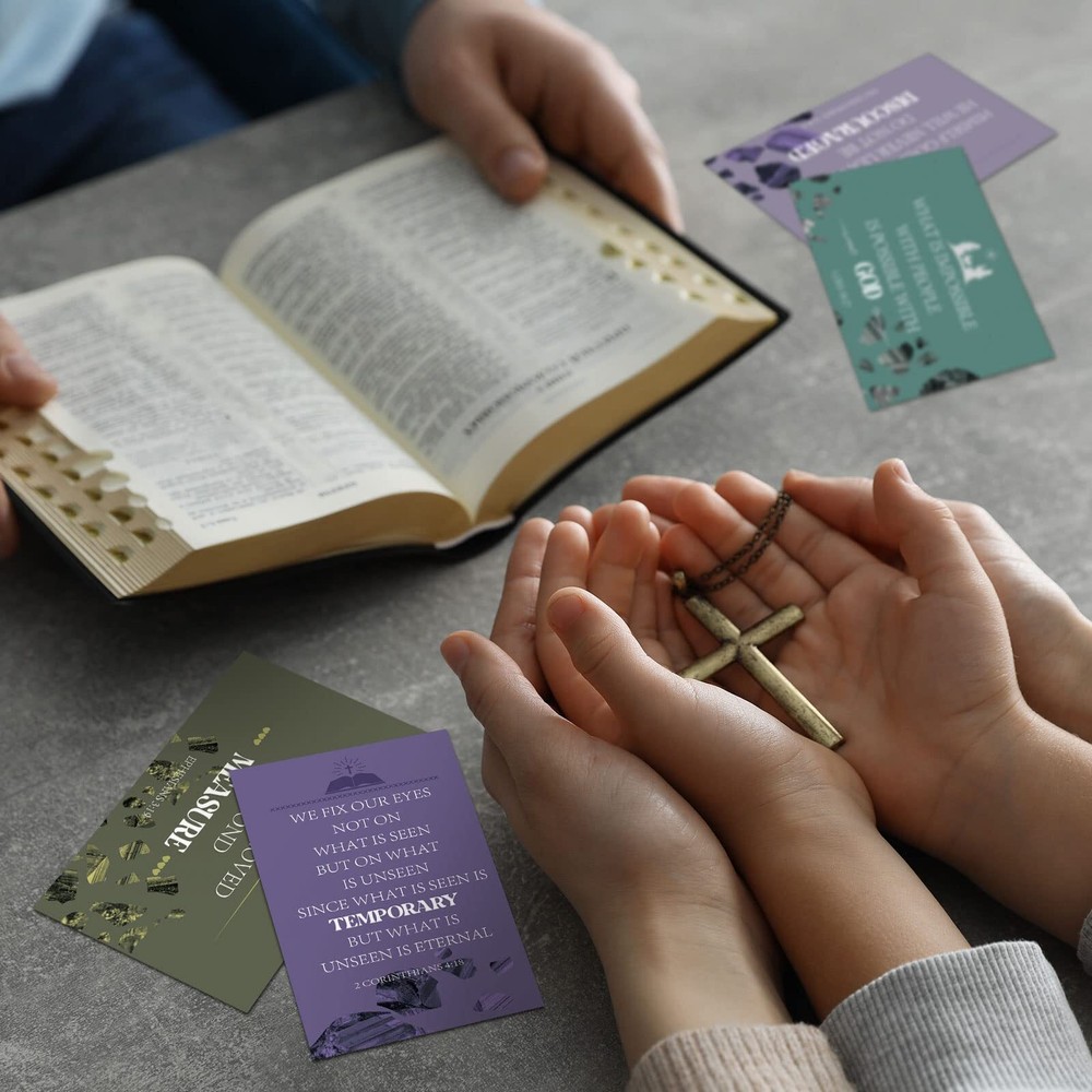 240 Pcs Bible Verse Prayer Cards with Assorted Bible Verses for Students Friends