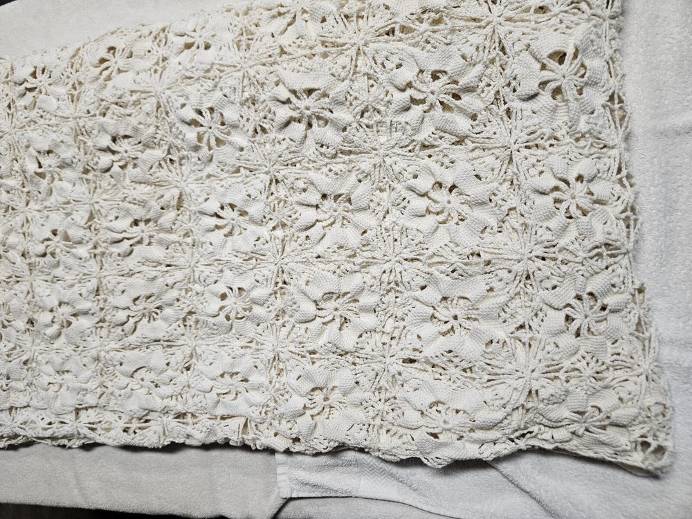 Vintage Handmade Crotchet Blanket