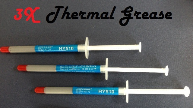 NEW 3x Thermal Compound Paste Grease for CPU  Gray Silicon