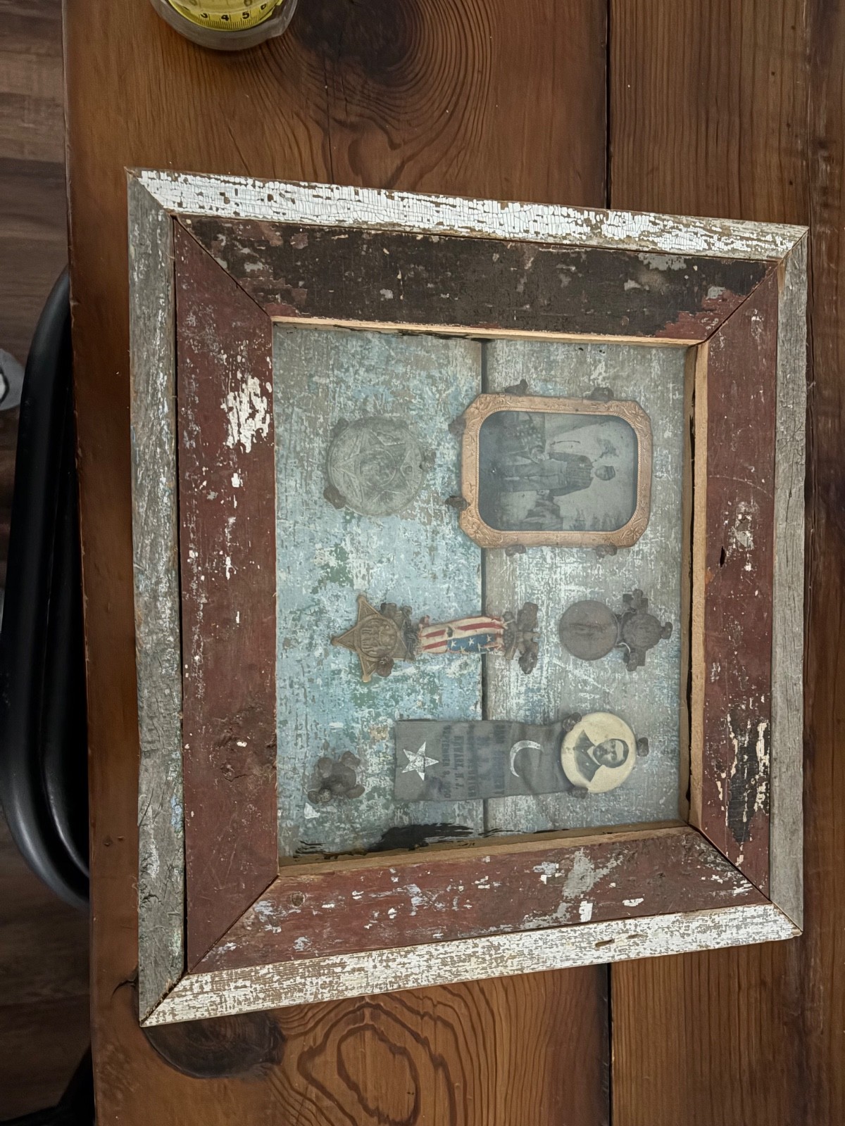 Civil War Drummer Boy Tintype and His Medals