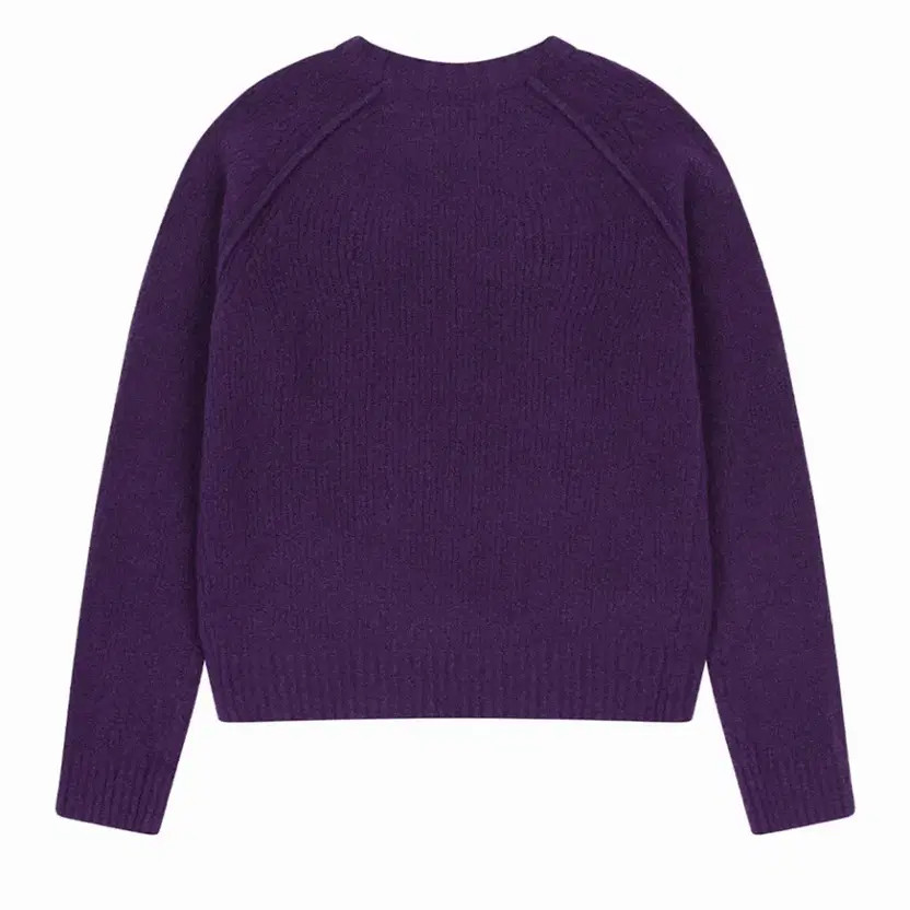 Oheisio Saddle Wool Round Knit, Purple