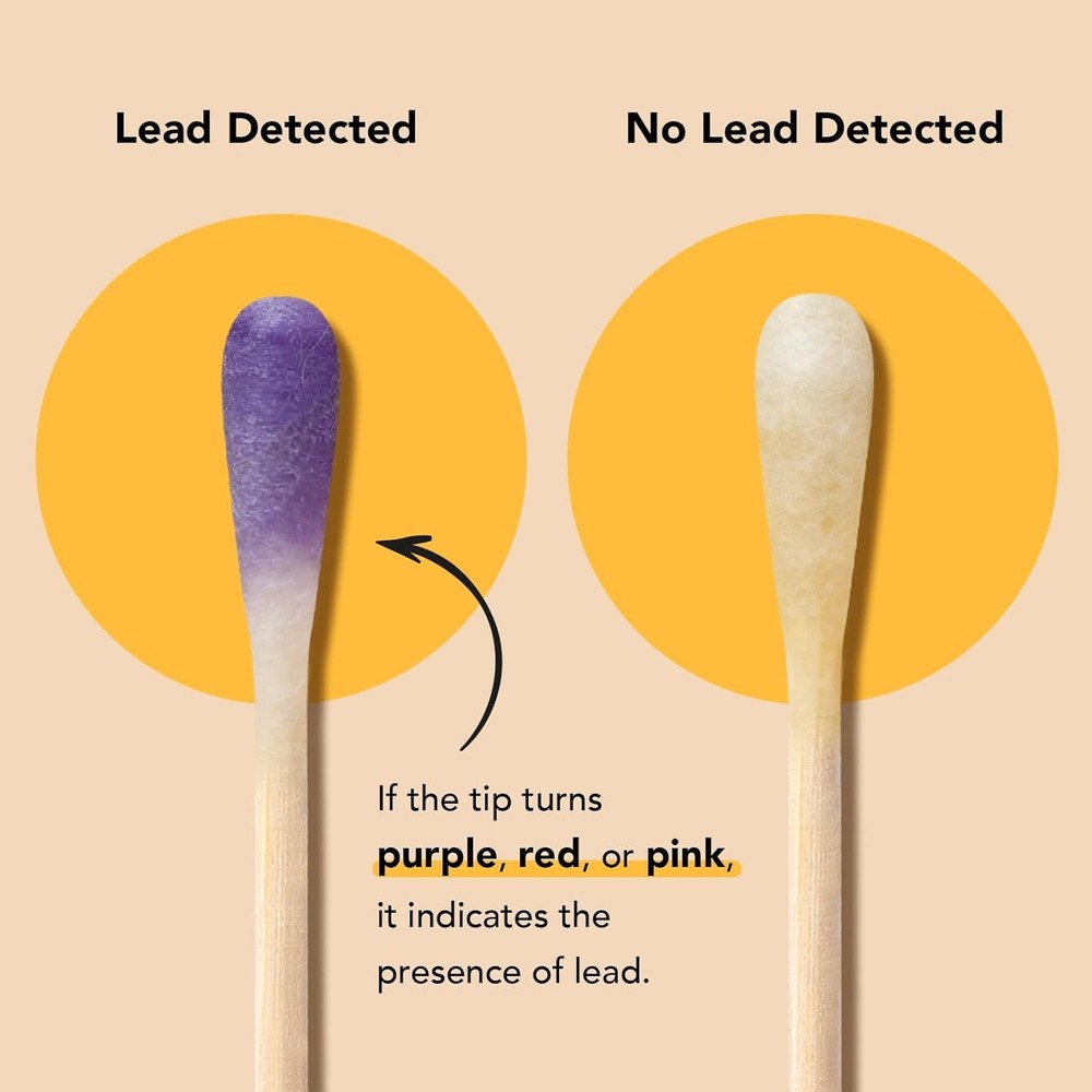 Lead Test Kit – 30 Rapid Testing Swabs with 30‑Second Colour‑Change Results. at