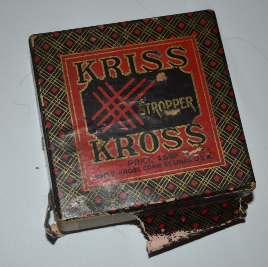 Kriss Kross Stropper Razor Blade Sharpener with Original Box And Paperwork
