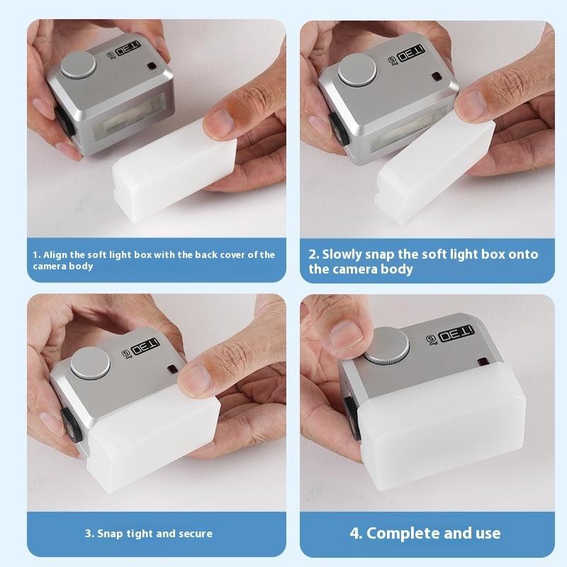 1Pcs Portable Flash Soft Light Box For IT30PRO Camera Flash White