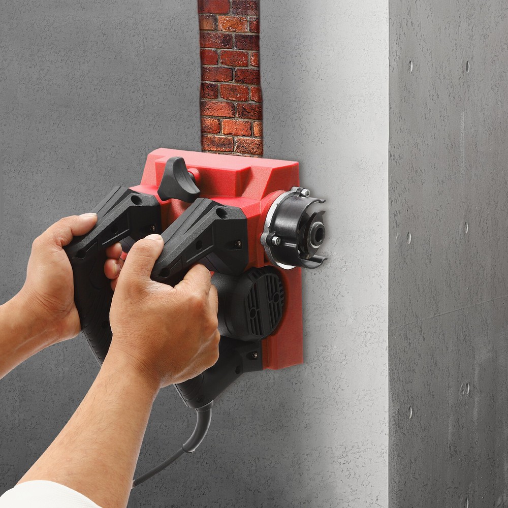 1300W Electric Rectangular Wall Planer Portable Roller Hand Planing Machine